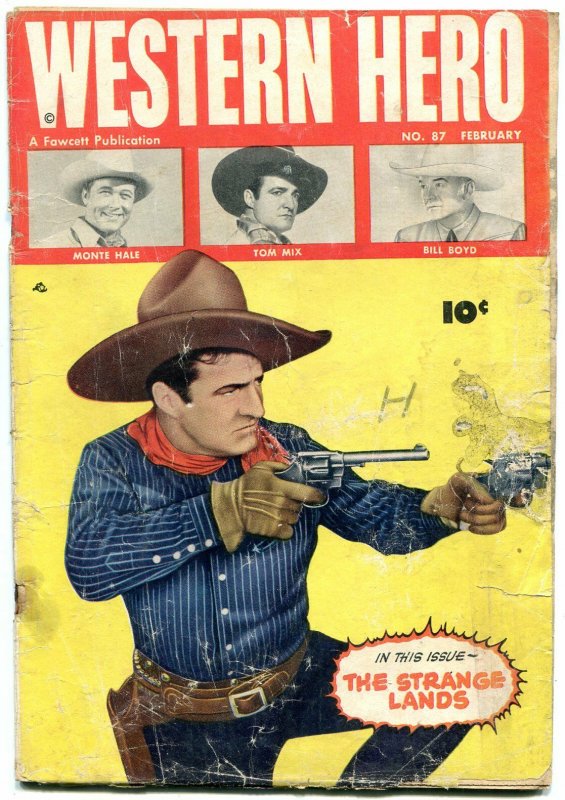 Western Hero Comics #87 1950- Monte Hall- Tom Mix- Bill Boyd FAIR