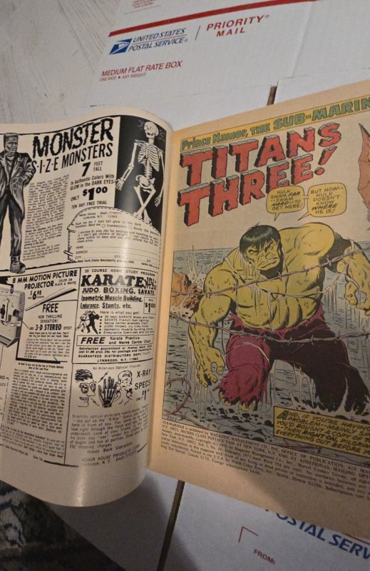 Sub-Mariner #34 (1971)vs Silver Surfer/Namor