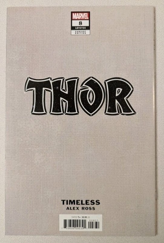 THOR # 8 NM ALEX ROSS TIMELESS VARIANT STORY BY DONNY CATES