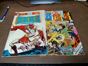 Hercules Unbound 2 9 10 12 DC Bronze Age Comics Lot Run Set Collection