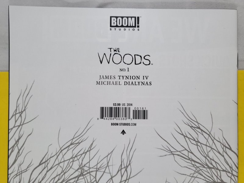 The Woods #1 Joe Eisma Unlocked Retailer Variant 2014 Boom! Studios Optioned