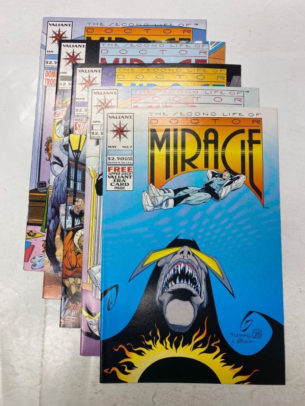 5 Second Life Doctor Mirage VALIANT comic books #3 4 5 6 7 9 KM33