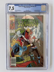 Doctor Strange, Sorcerer Supreme #32 - CGC 7.5 -   Newsstand -  1st Nox (1991)