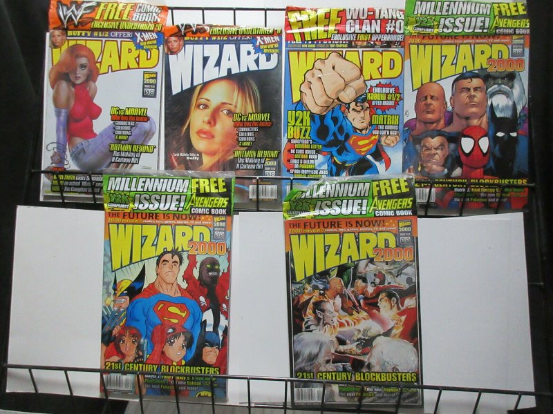 Wizard Magazine Lot of 22Diff from 1995 to 1999 Sealed with Goodies Extreme!