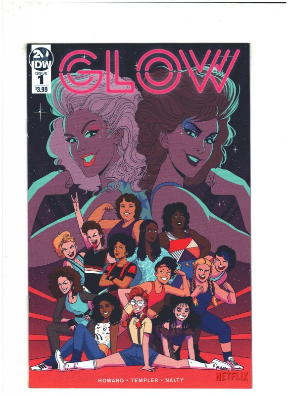 Glow #1 NM- 9.2 IDW Comics 2019 Netflix Wrestling