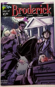 BRODERICK #2 KICKSTARTER EXCLUSIVE SIGNED BY JAY PETERANETZ 2021 EB200
