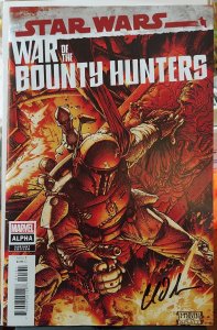 Star Wars: War of The Bounty Hunters Alpha #1 NM Signed by Charles Soule  W.COA