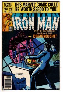 Iron Man #138 (1980) Iron Man Marvel Comics