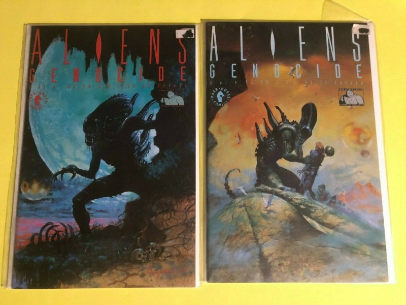 ALIENS GENOCIDE #'s 2 & 3 OF 4 1991 DARKHORSE  / NM / NEVER READ