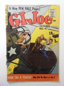 G.I. Joe #47 (1956) VG Condition! Cover detached bottom staple