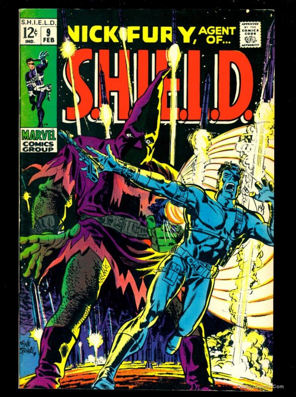 Nick Fury, Agent of SHIELD #9 VF- 7.5 Tongie Farm Collection Marvel Comics