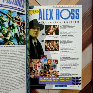 Wizard ALEX ROSS Special (1999) VF+ *Signed by Alex Ross* Millennium Edition SC