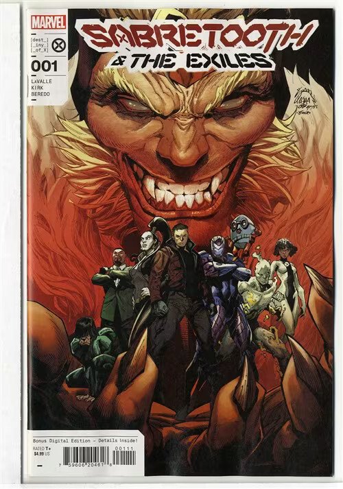 SABRETOOTH AND EXILES (2022 MARVEL) #1