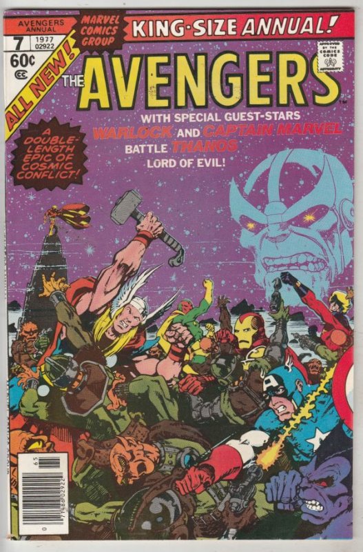 Avengers, the King-Size Annual #7 (Nov-77) VF/NM High-Grade Avengers