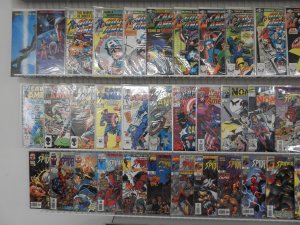 Huge Lot 130+ Comics W/ Captain America, Spiderwoman, Spider-Man+ Avg VF- Cond!!