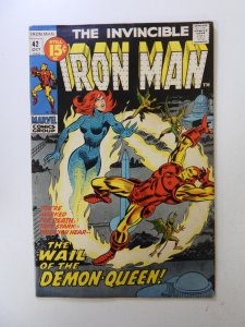 Iron Man #42 (1971) FN+ condition overspray