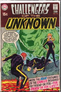 Challengers of the Unknown #70 (1969) Challengers of the Unknown