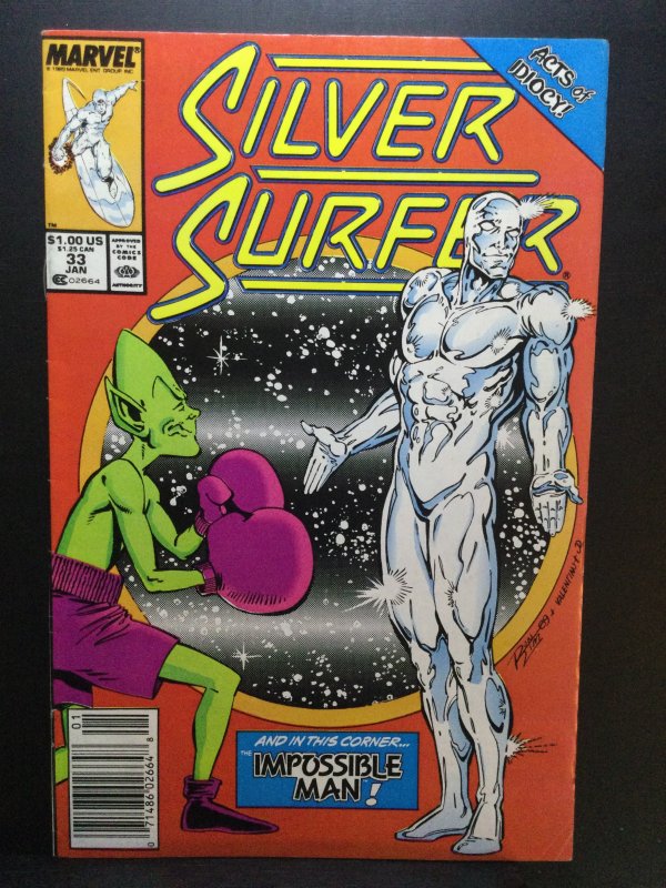 Silver Surfer #33 Newsstand Edition (1990)