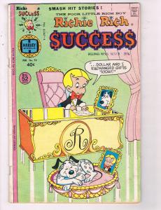 Richie Rich Success #72 VF Harvey World Comic Book Feb DE24