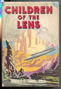 Children of The Lens 1954-Fantasy Press-E.E. Smith-st edition hardback book w...