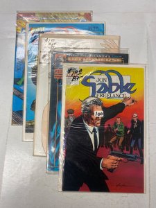 5 COMICO comic books Troll Lords Jon Sable Cole Black Sludge 55 KM40