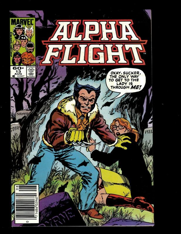 Lot of 13 Alpha Flight Comic Books #13 14 15 16 17 18 19 20 21 22 23 24 30 JF4