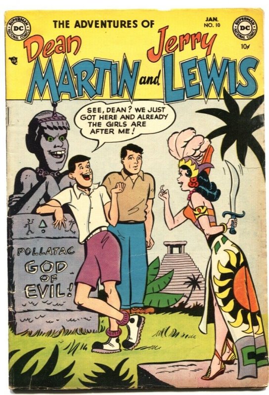 ADVENTURES OF DEAN MARTIN AND JERRY LEWIS #10-1954-AZTEC GIRL-EVE ARDEN