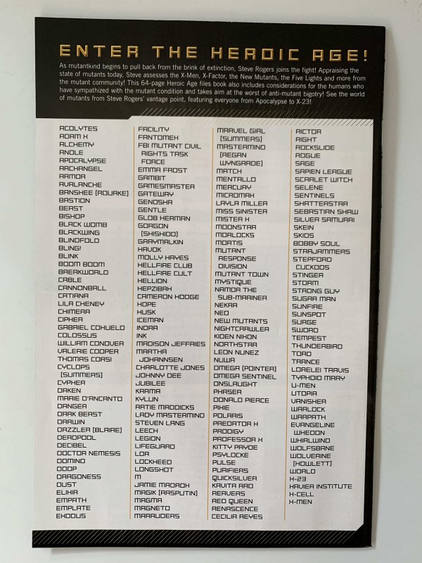 Heroic Age: X-Men #1 (2011)