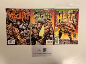 3 The Incredible Hercules Marvel Comic Books # 112 113 114 Spiderman 49 JS35