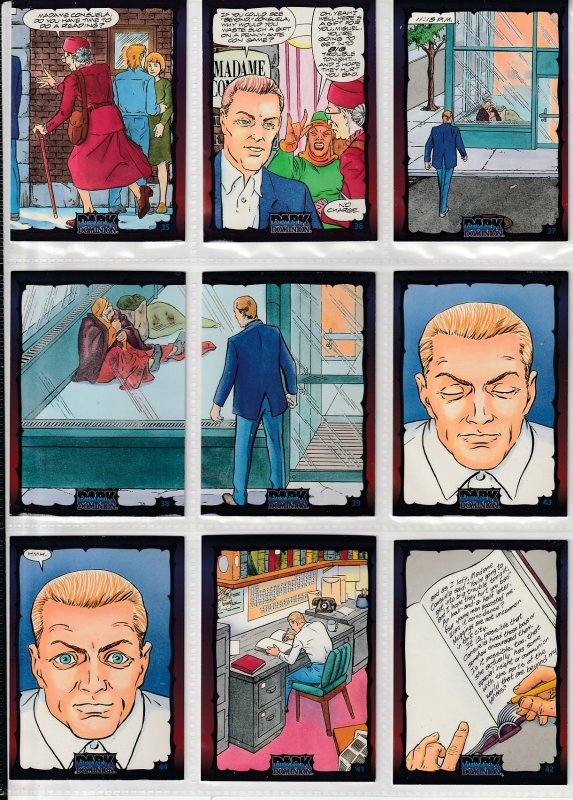 Dark Dominion # 0 Trading Cards  Rare Steve Ditko painted art ! 54  Cards !