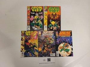 5 Marvel Comics #1 2 3 Iron Fist + #2 3 Iron Fist Wolverine 93 TJ15