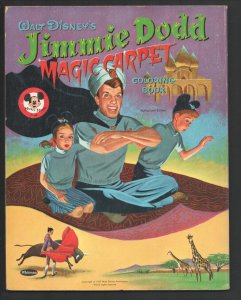 Walt Disney's Jimmy Dodd Magic Carpet Coloring Book #1170 1957-Mickey Mouse C...