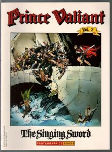 Prince Valiant #2 1990-Fantagraphics-color reprint-Hal Foster-Singing Sword-VF