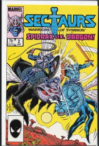 Sectaurs #2 Direct Edition (1985) Spidrax