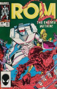 Rom #55 FN ; Marvel | Spaceknight Bill Mantlo