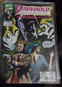 DARKHOLD # 3 1992 MARVEL DISNEY PAGES FROM THE BOOK OF SINS modred the mystic
