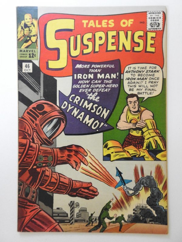 Tales of Suspense #46 (1963) 1st Appearance of Crimson Dynamo! Beautiful Fine!!