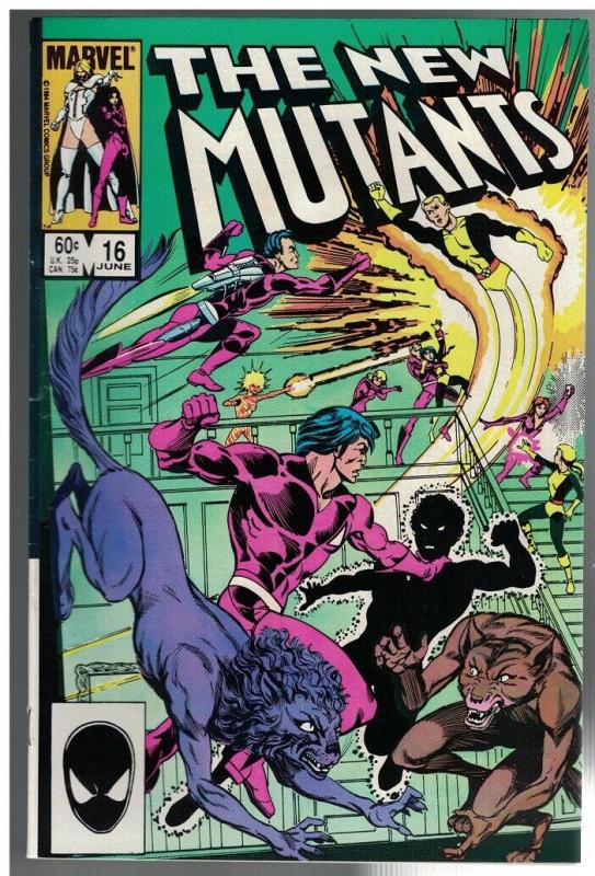 NEW MUTANTS 16 VG-F  June 1984 1st app Warpath COMICS BOOK