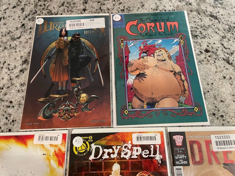 5 Comics Dryspell 3 4 + Dredd 2 + Wraithborn 2 + Corum 10 NM 1st Prints 26 J801 