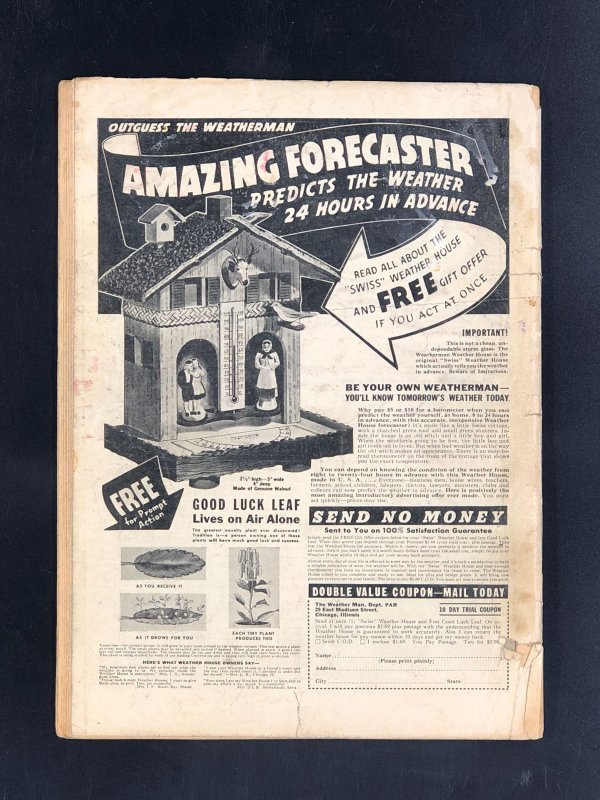 Clue Comics #10 (1946) GD 1st Appearance and Origin of Gunmaster