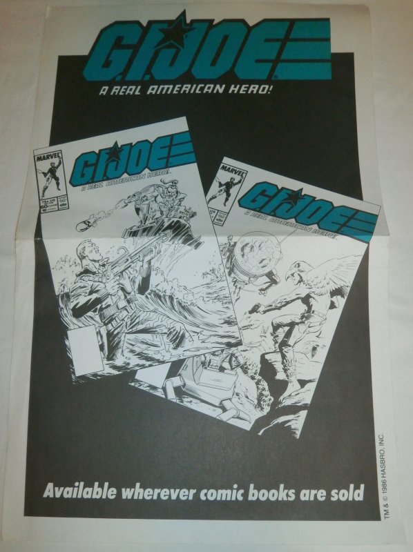 G.I. Joe (Marvel) promotional poster FN