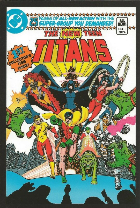 New Teen Titans #1 4x5 Cover Postcard 2010 DC Comics Batman