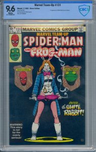 MARVEL TEAM-UP #131 CBCS 9.6 SPIDER-MAN 1ST WHITE RABBIT WHITE PAGES NOT CGC