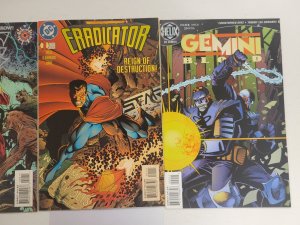 3 DC Comics #0 Fate + #1 Eradicator +#2 Gemini Blond 36 TJ11