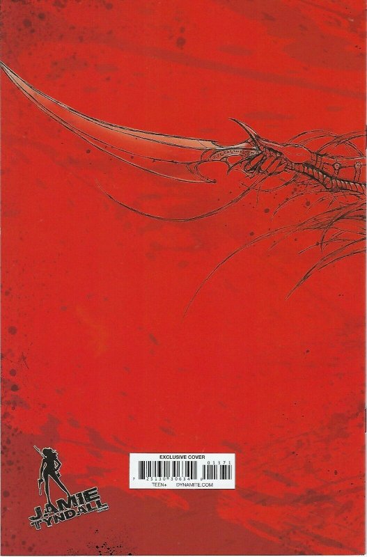 Invincible Red Sonja 1 Tyndall Lim/100 Wrap Blood Virgin Cover Signed/Cert   NM