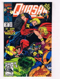 Quasar (1989) #38 Marvel Comic Book Infinity War Thanos Questprobe HH4 AD38