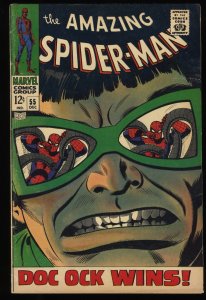 Amazing Spider-Man #55 FN- 5.5 Doctor Octopus Appearance!