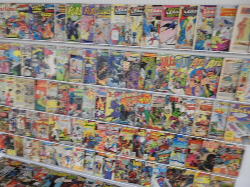 Huge Lot Silver/Bronze Age Comics W/JLA, Flash, Superman+ SEE DESCRIPTION!