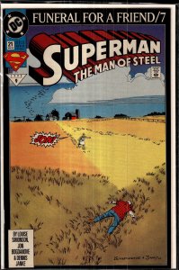 Superman: The Man of Steel #21 Direct Edition (1993) Superman