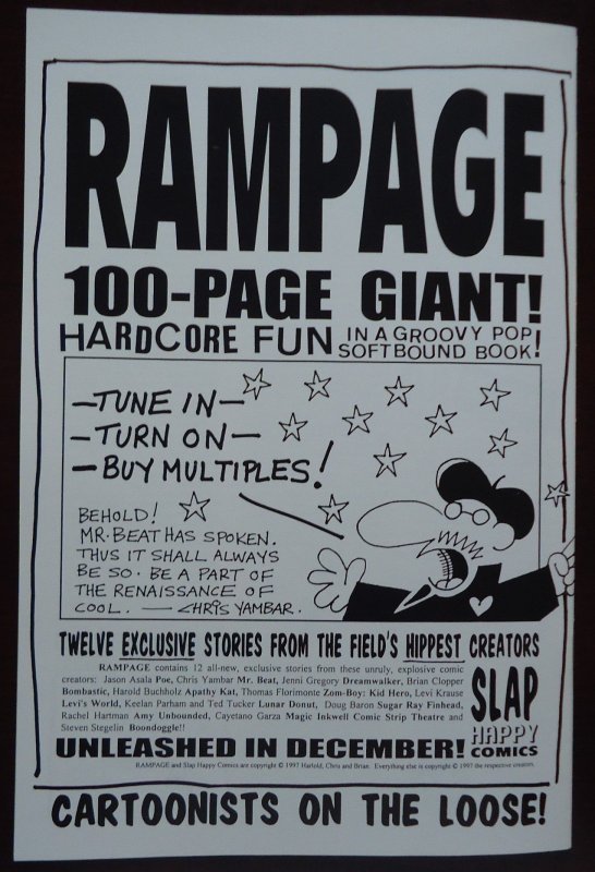 Mr. Beat's Two-Fisted Atomic Action Super Special Signed 1997  Underground